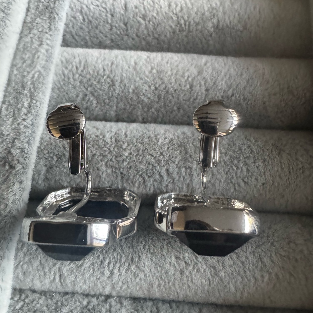 Anne Klein Clip Earrings - Picture 8 of 9